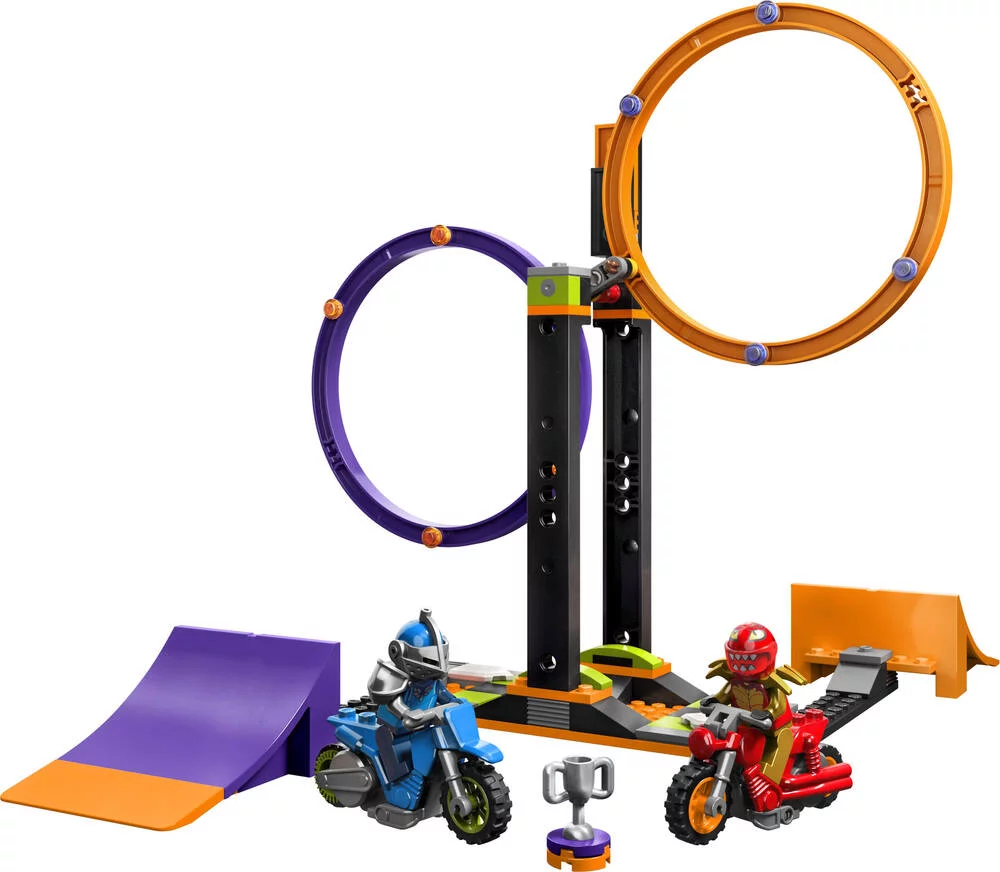 LEGO®CITY 60360 - LE DEFI DE CASCADE - LES CERCLES ROTATIFS