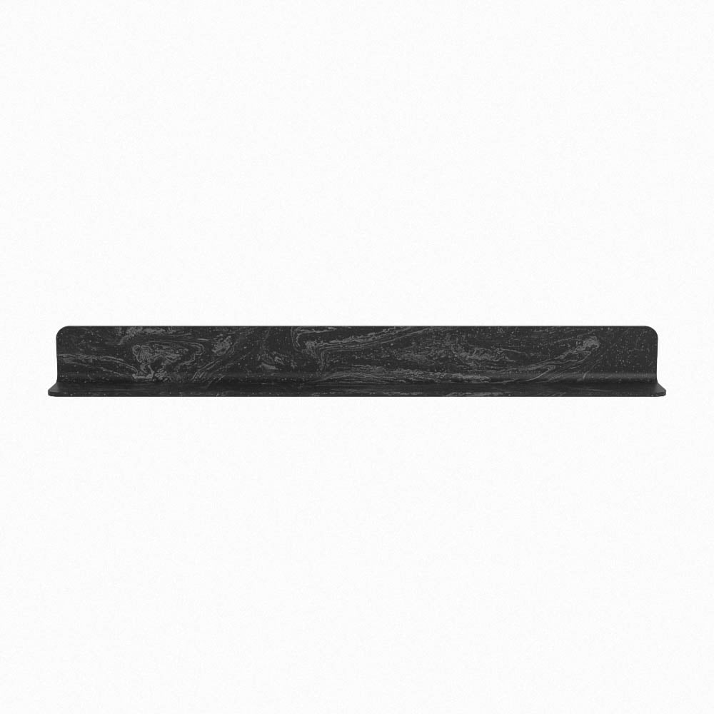 Mondiaz Spot spiegel rond Ø120cm met planchet lava