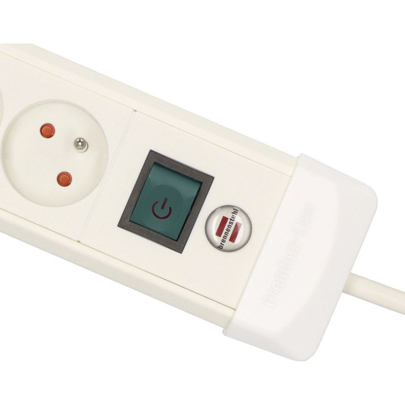 BRENNENSTUHL Multiprise Premium Plus 6 prises avec interrupteur 3 m