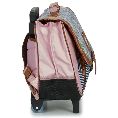 Tann's - CREATION FLORE TROLLEY CARTABLE 38 CM - Rose