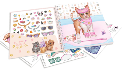 TOPModel Dress Me Up Klistremerkebok Kitty