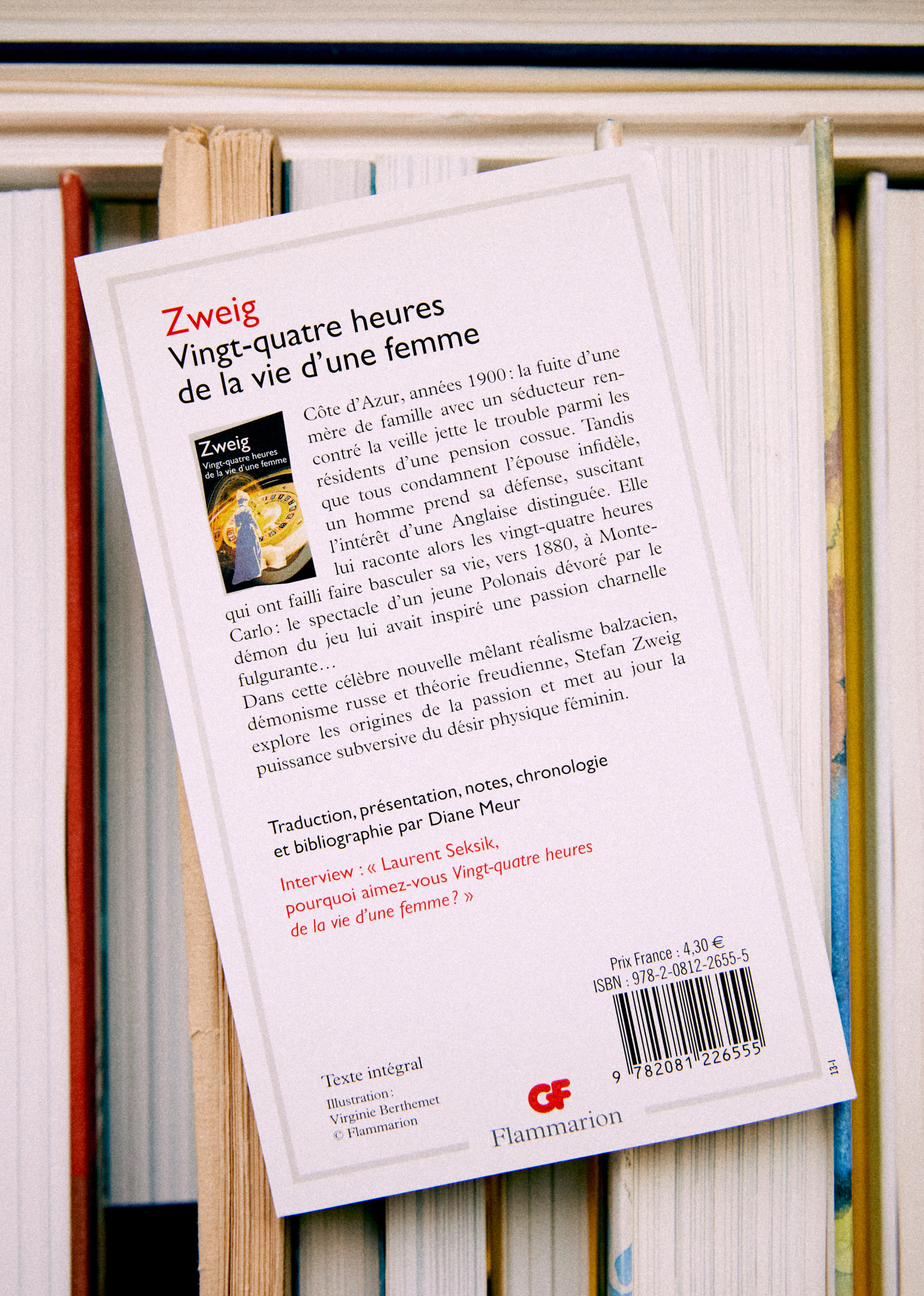 Vingt-quatre heures de la vie d'une femme - S. Zweig - Blanc - LES COMPOSANTES/DÉCOUVRIR 5906712