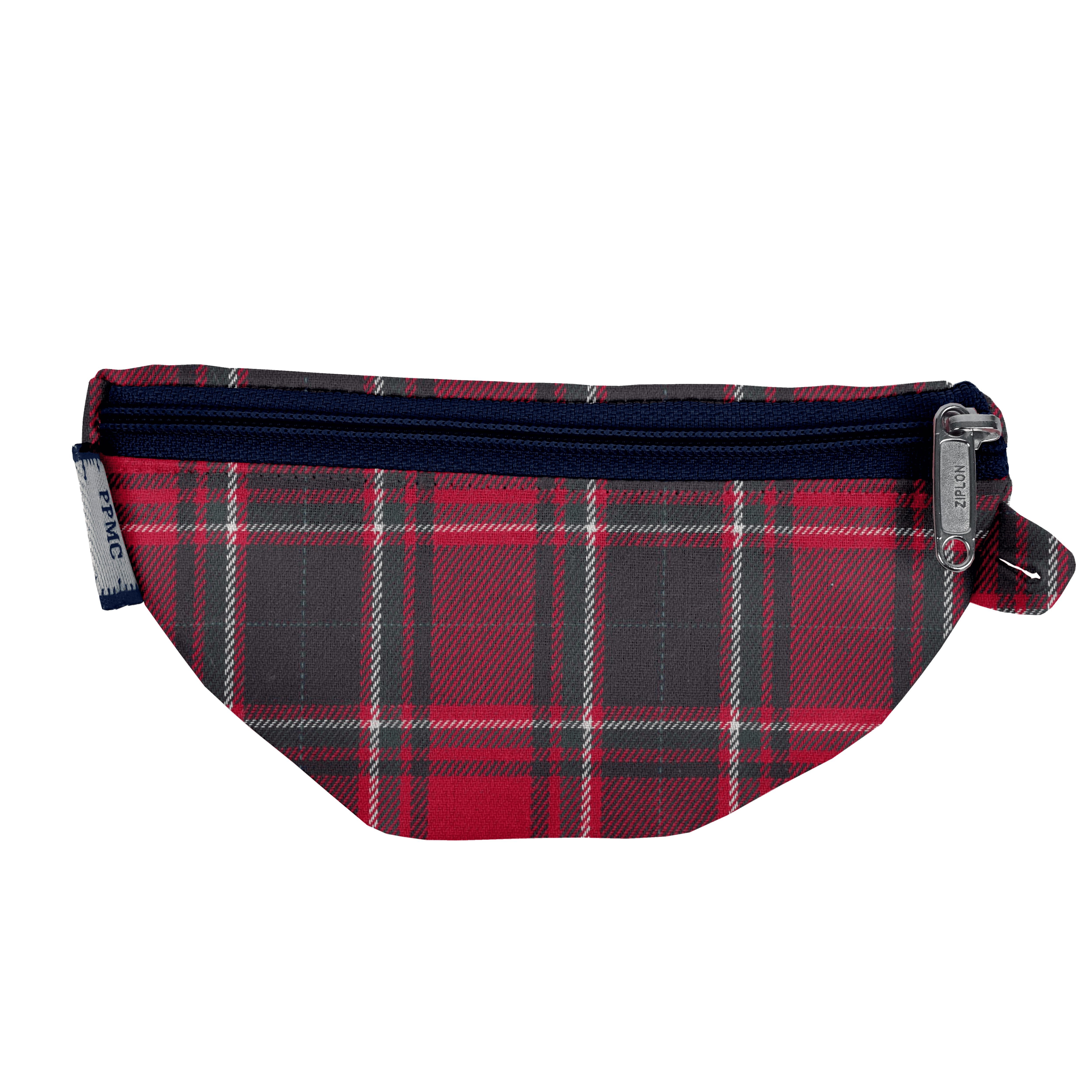 Porte-Monnaie Banane Tartan Rouge