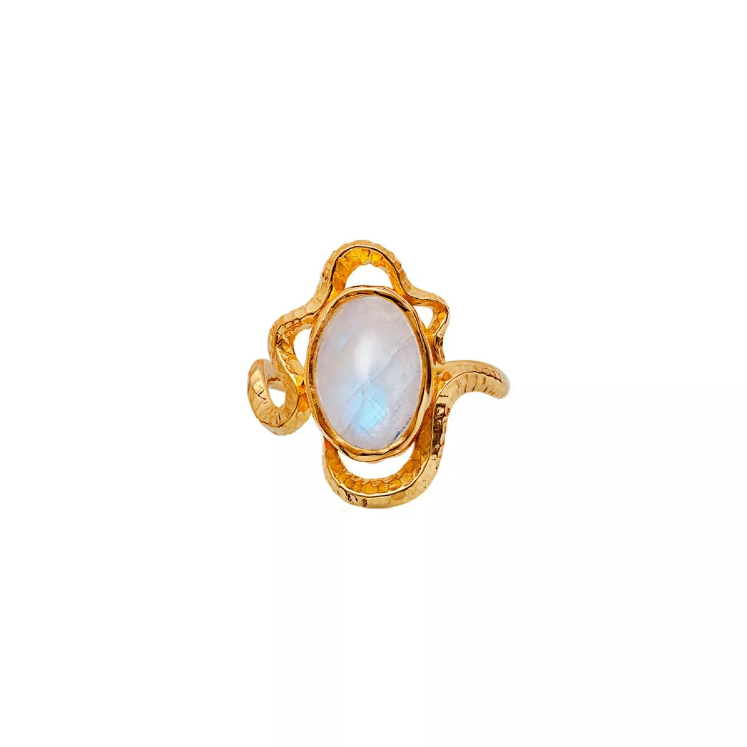 Maanesten Siren Ring 18 kt. Forgyldt Sølv 4731a