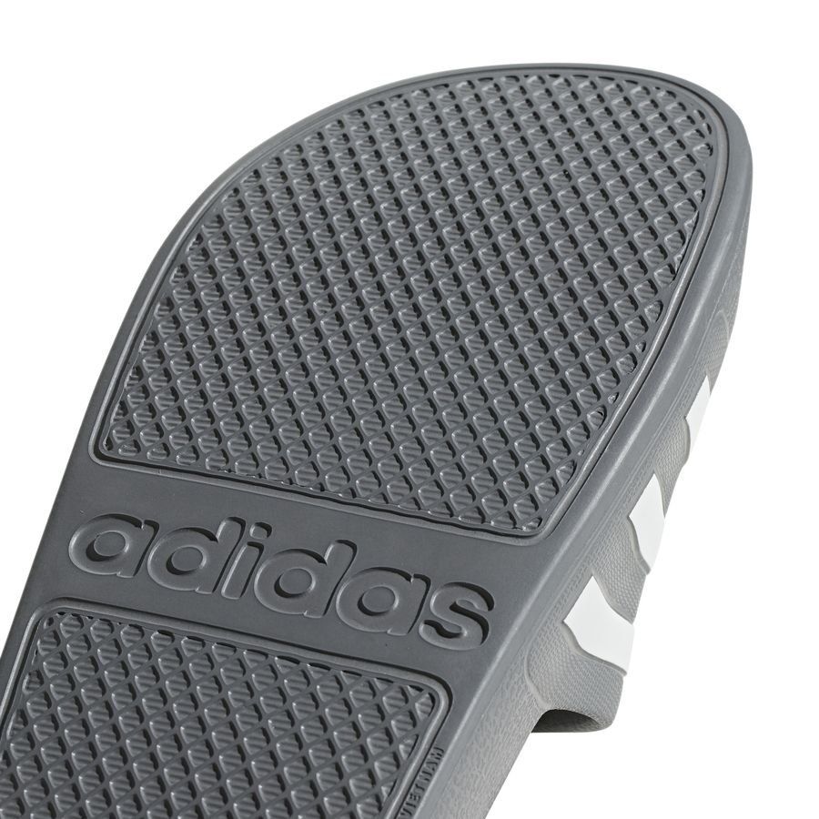 adidas adilette Aqua Claquettes - Gris/Blanc
