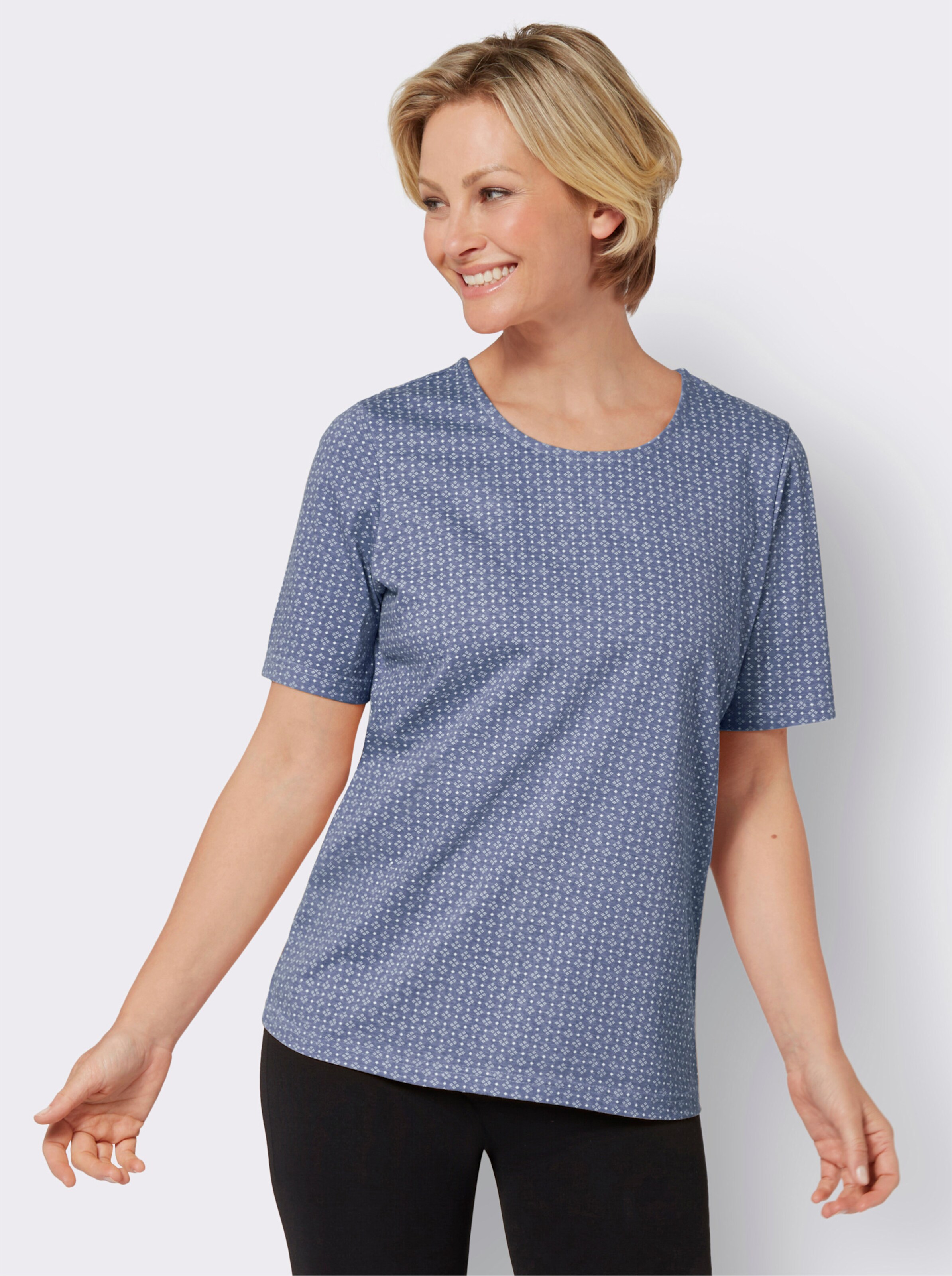 Rundhals-Shirt