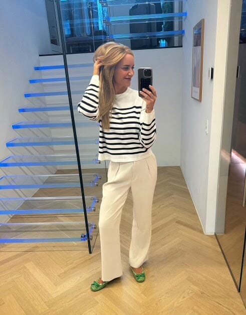 Valentin Studio Sailor Knit Blouse