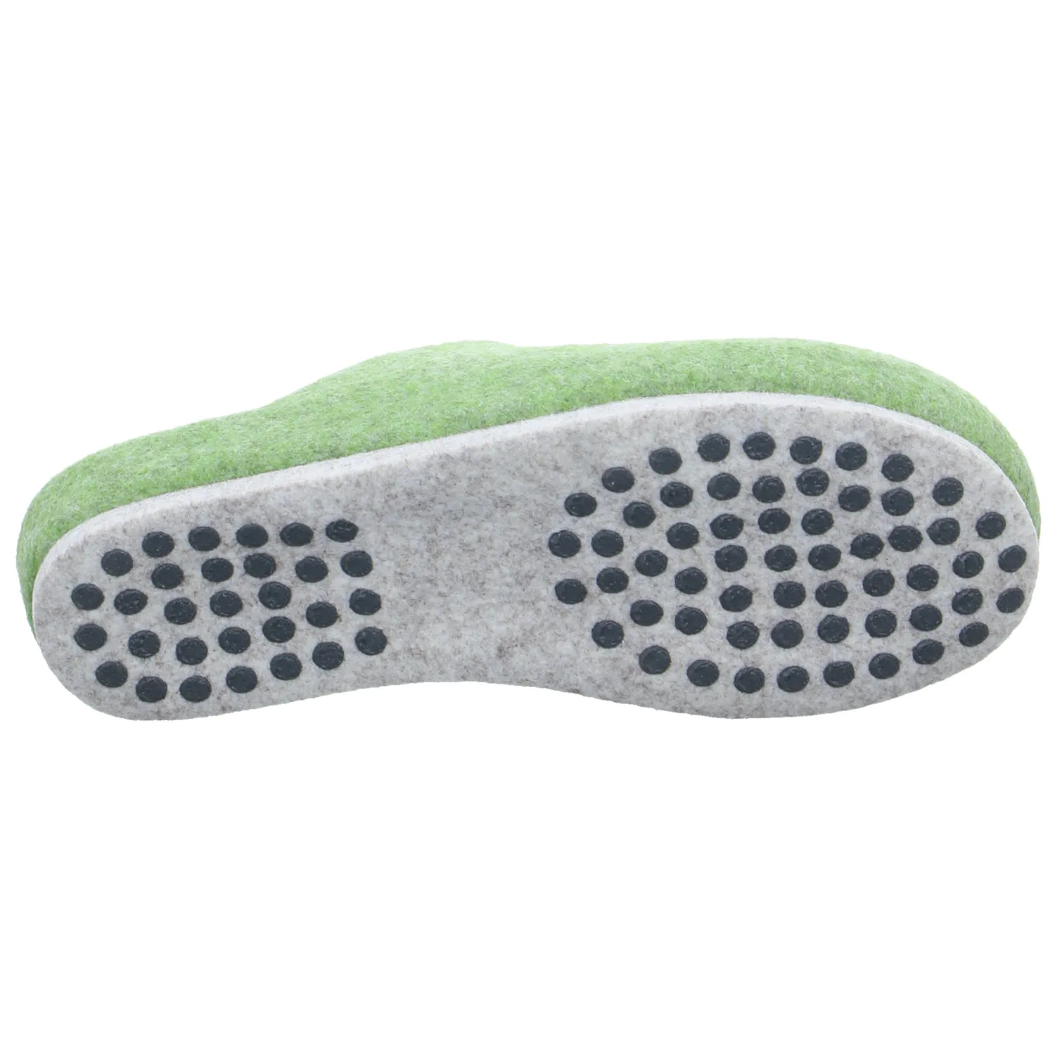 BIOLife Hausschuh Grün Textil