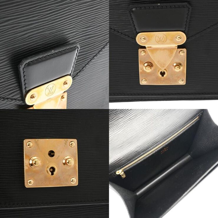 Louis Vuitton Vintage Louis Vuitton Monceau Black