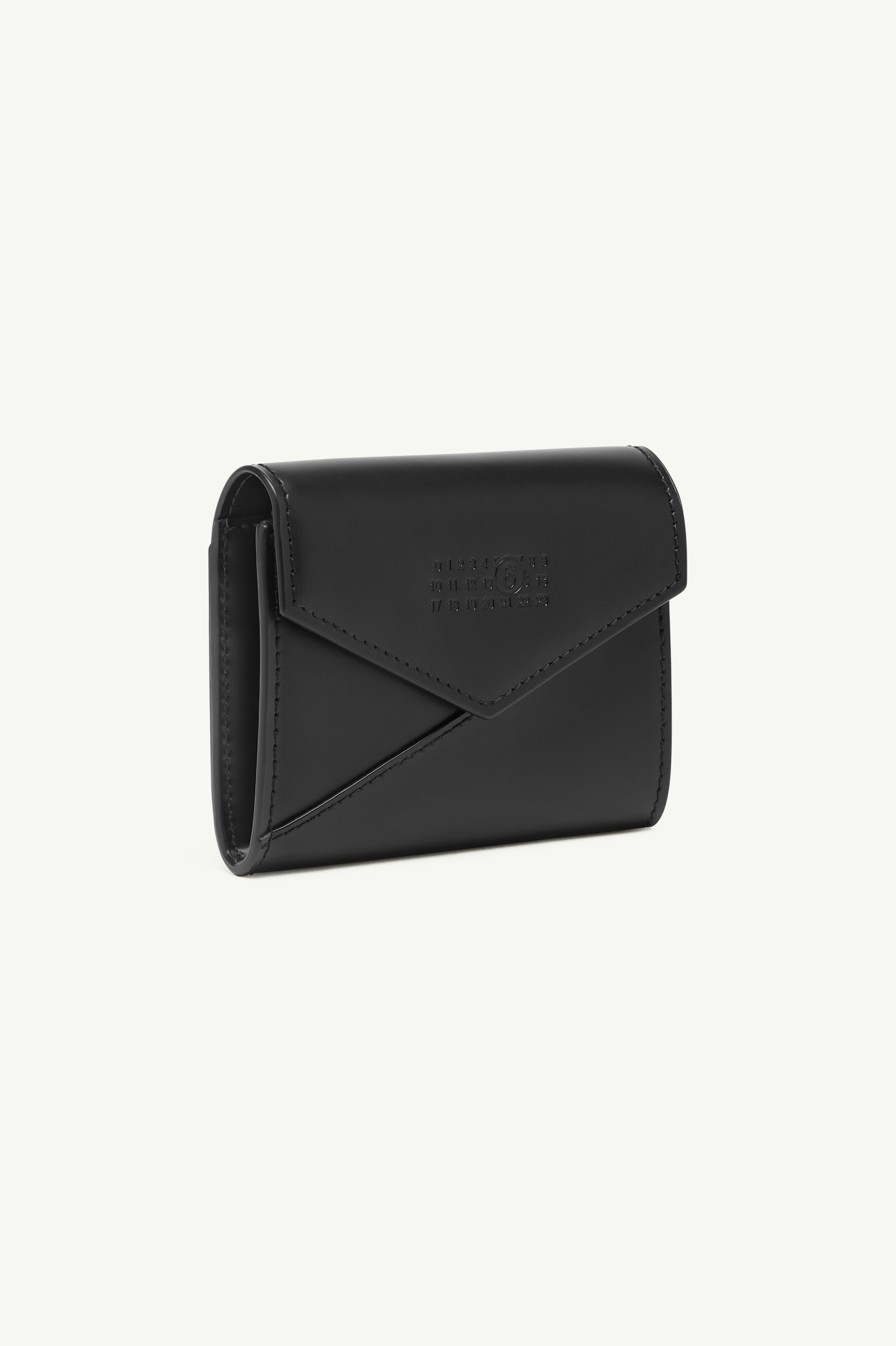 Portefeuille japonais à 6 volets Noir