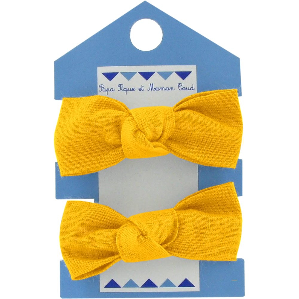 Mousse Petit Noeud Jaune Ocre