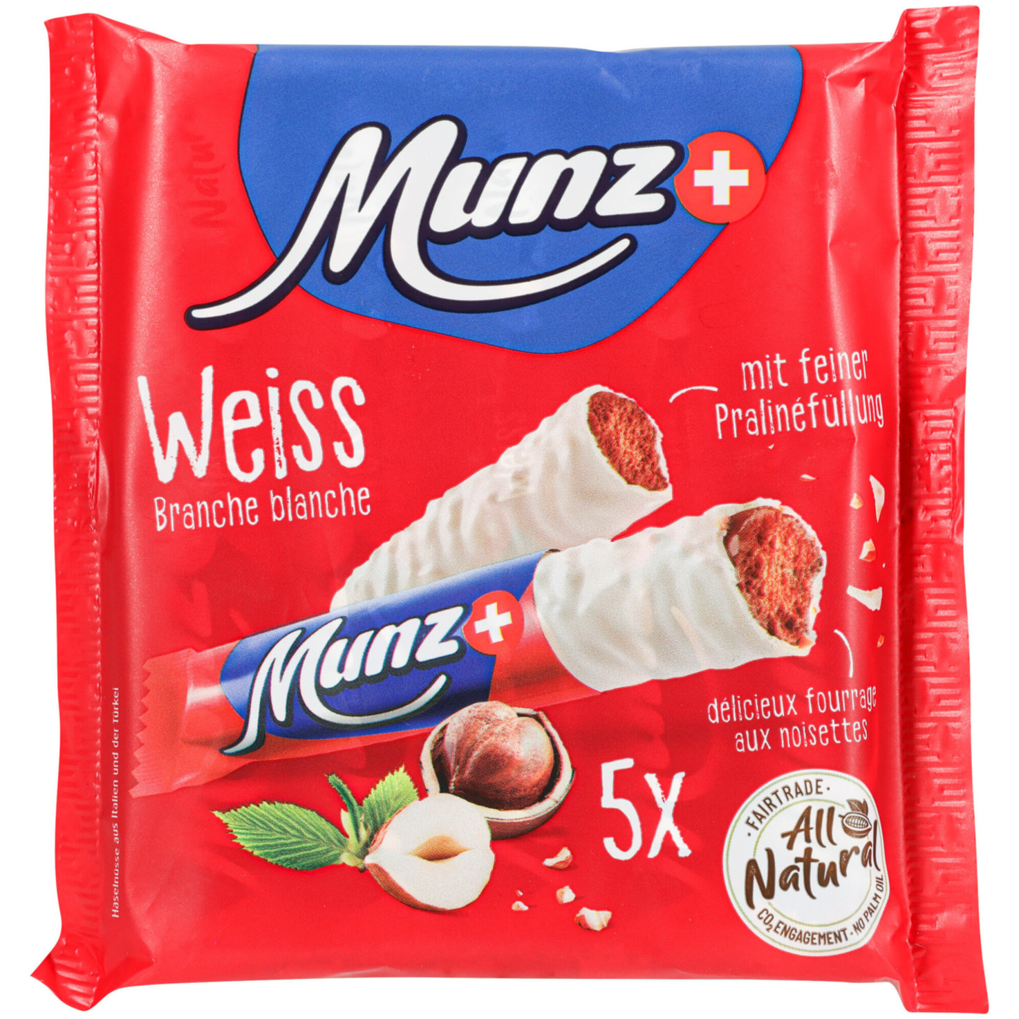Munz Prügeli Riegel weiss Riegel 5x23g