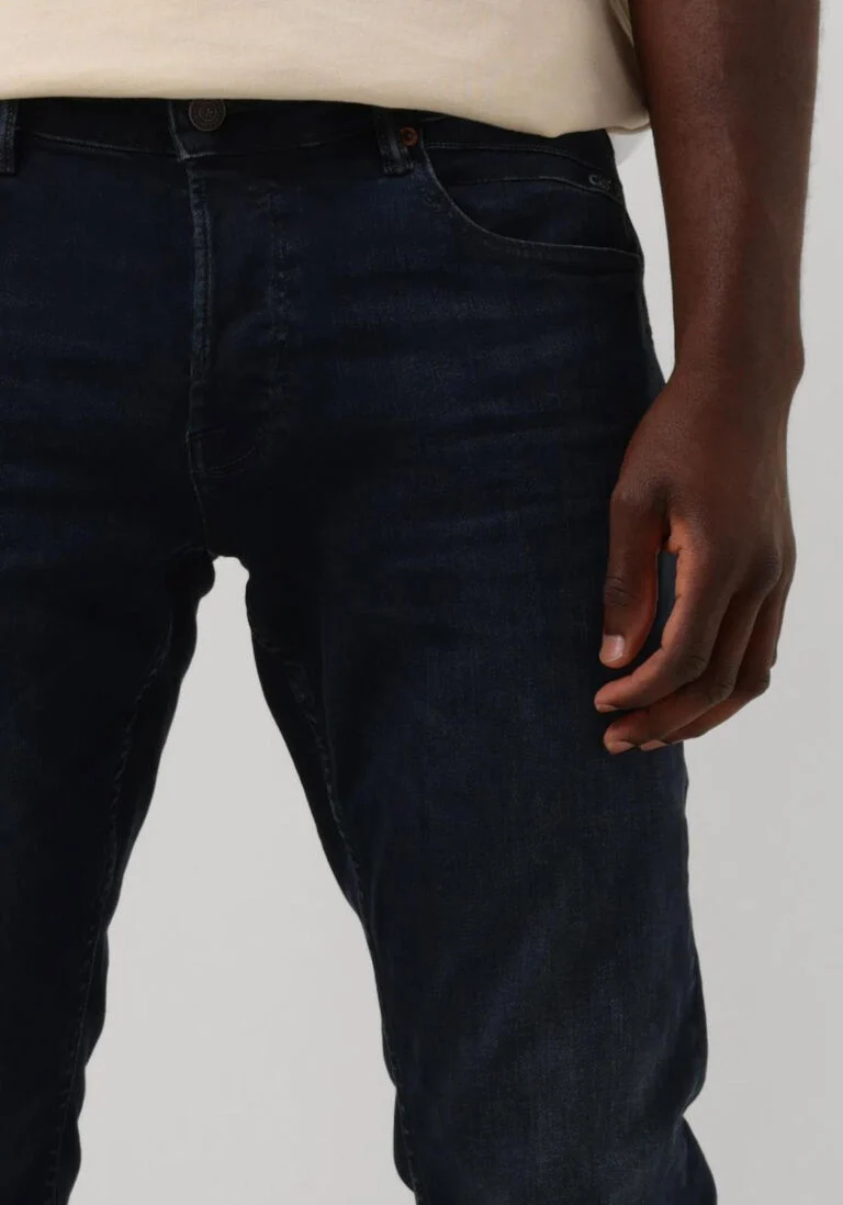 CAST IRON donkerblauwe cast iron straight leg jeans shiftback regular tapered