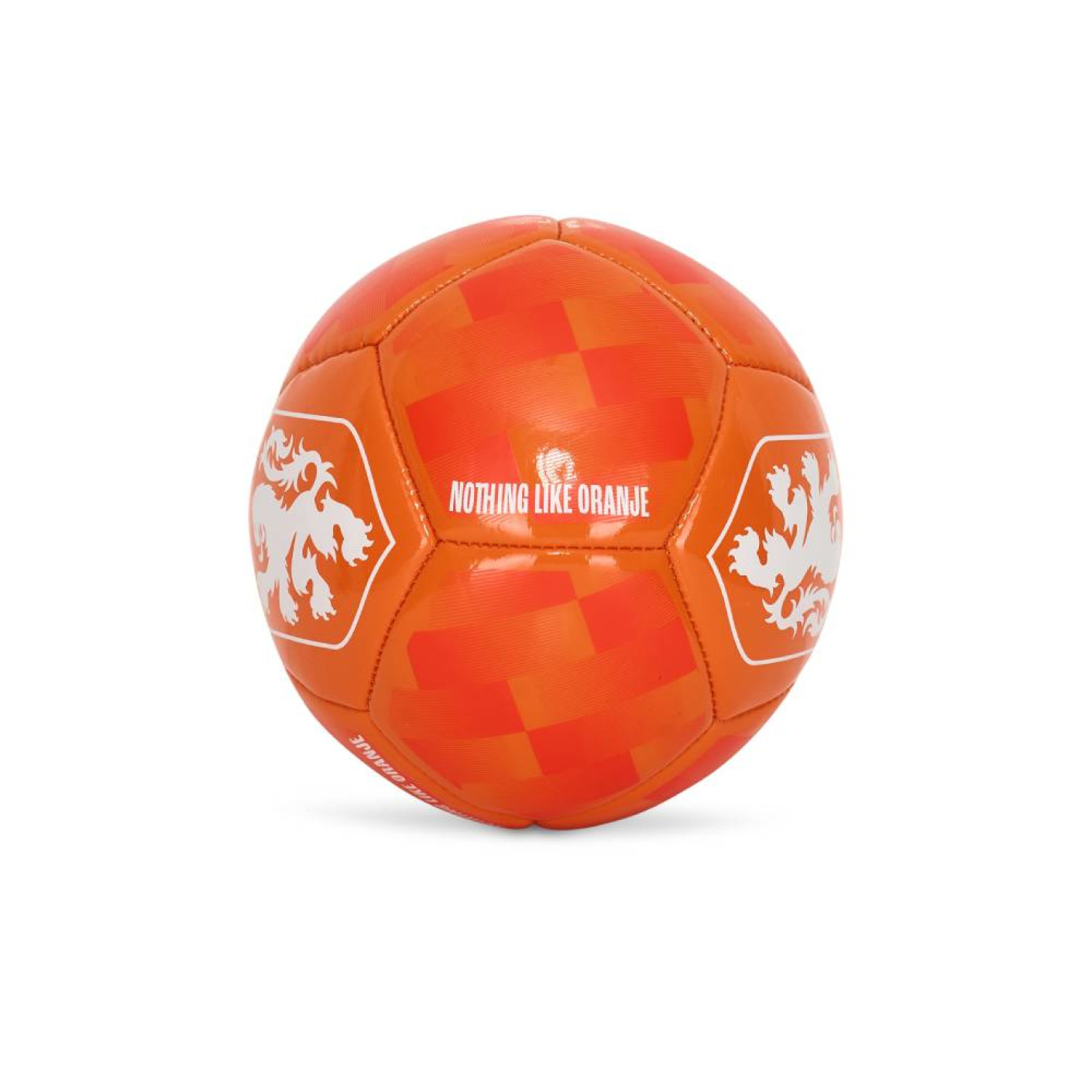 KNVB Logo Mini Voetbal Maat 1 Oranje Wit