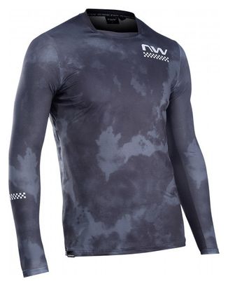 Maillot Manches Longues Northwave Bomb Gris/Gris Foncé