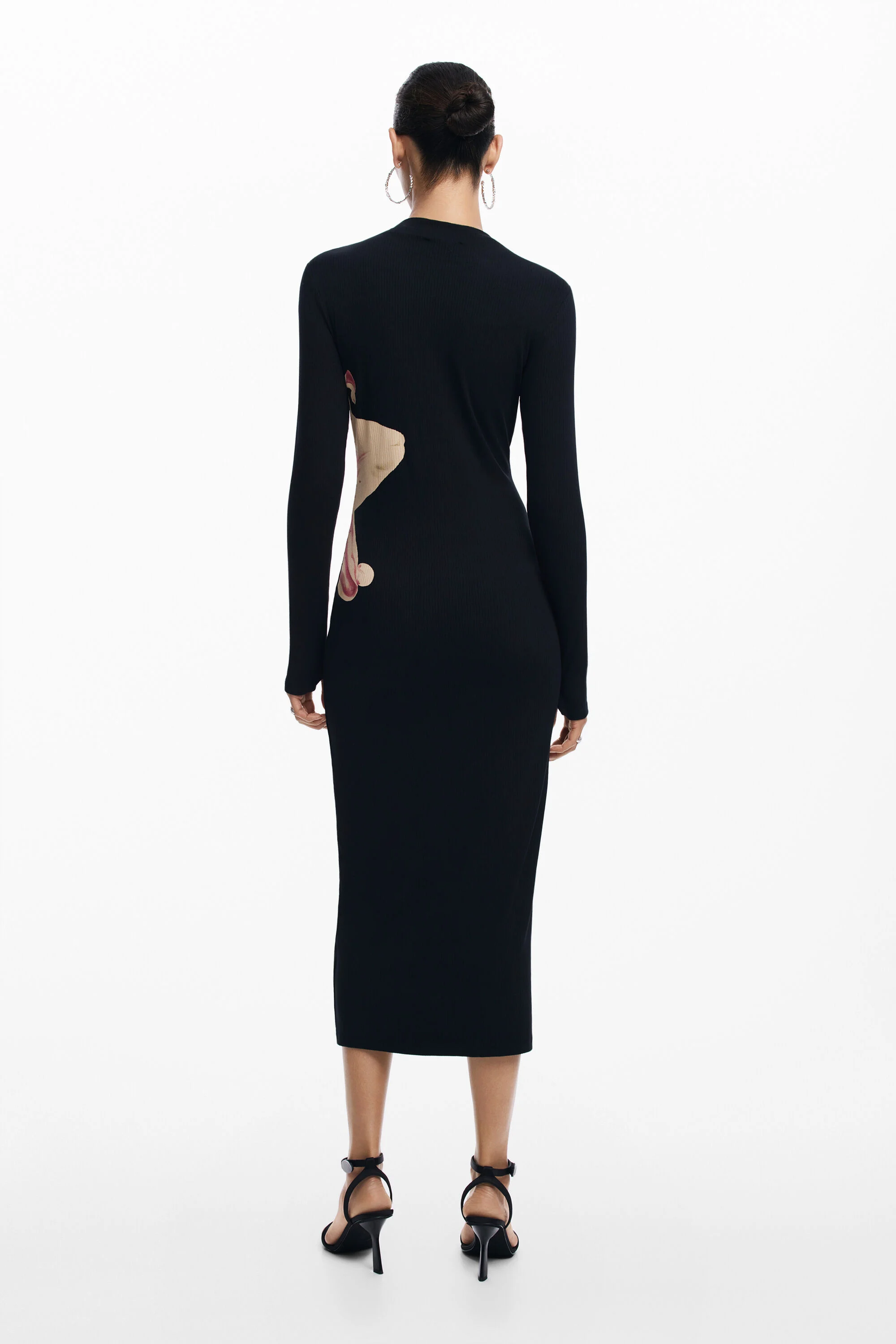 vestido longo orquídea