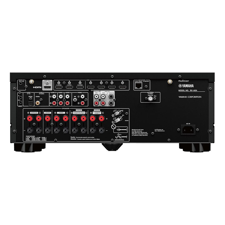 Yamaha RX-A2A Noir + Cabasse Eole 4 Pack 7.1 Noir