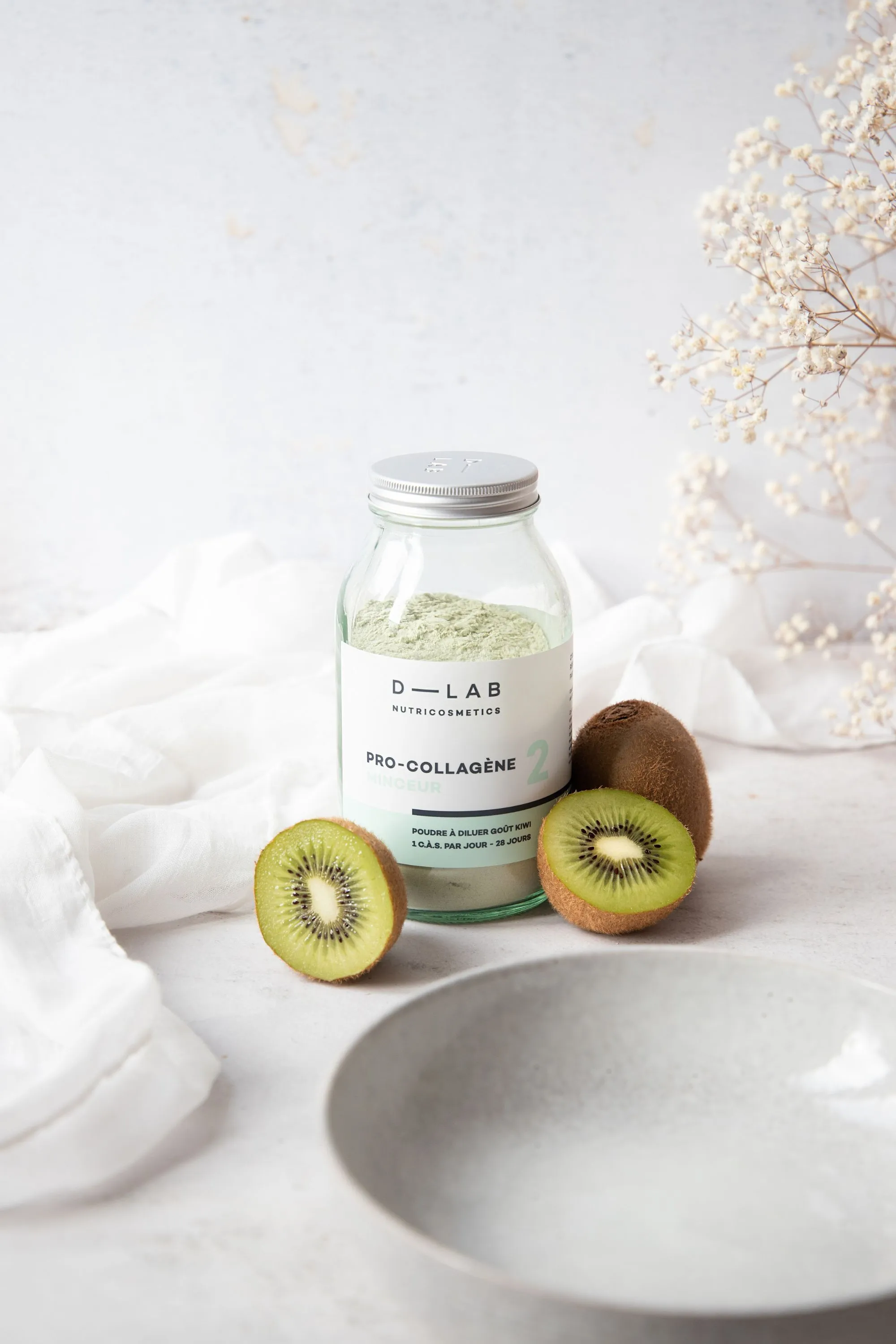 D-LAB Nutricosmetics Poudre pro-collagène Minceur dégradation lipidique-507.6 g