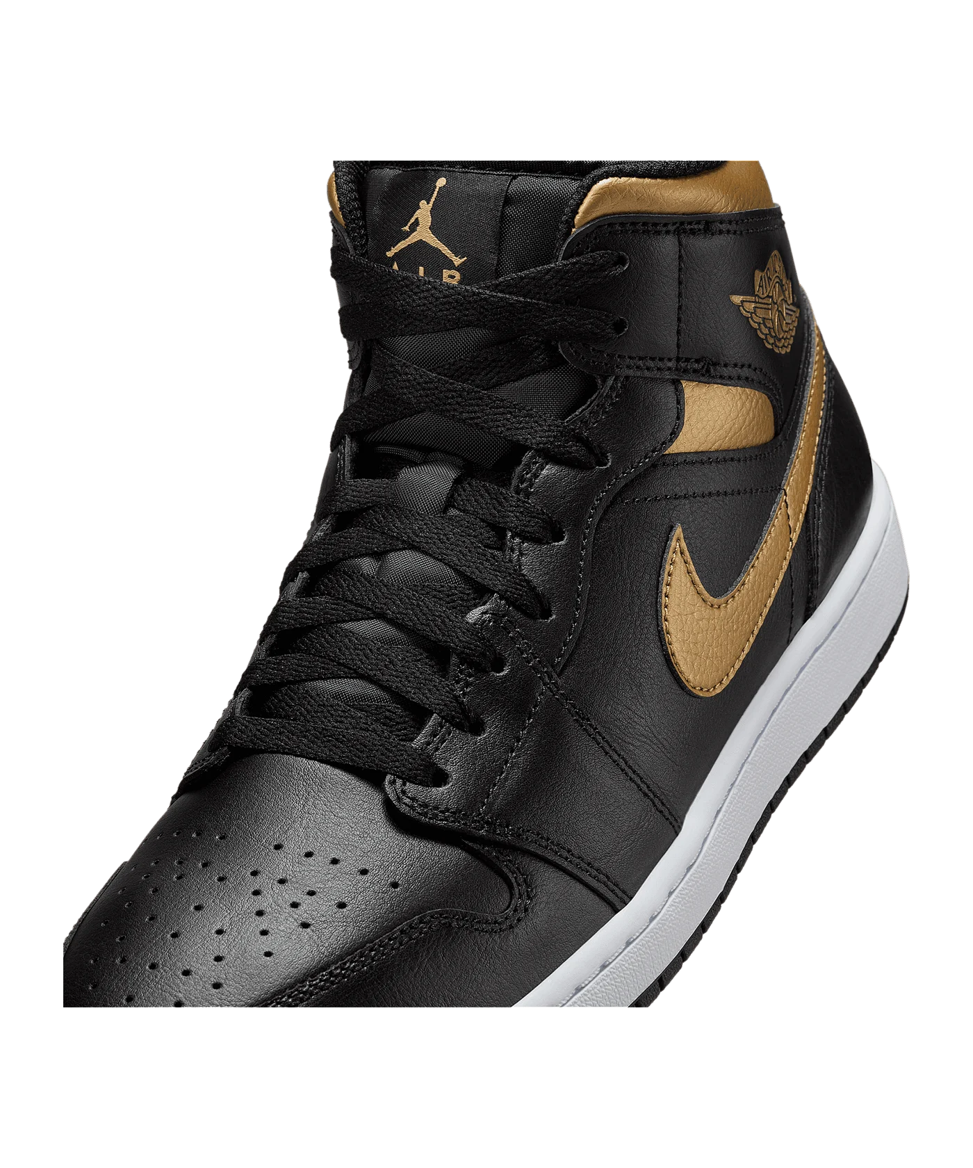 Jordan Air 1 Mid Schwarz F071
