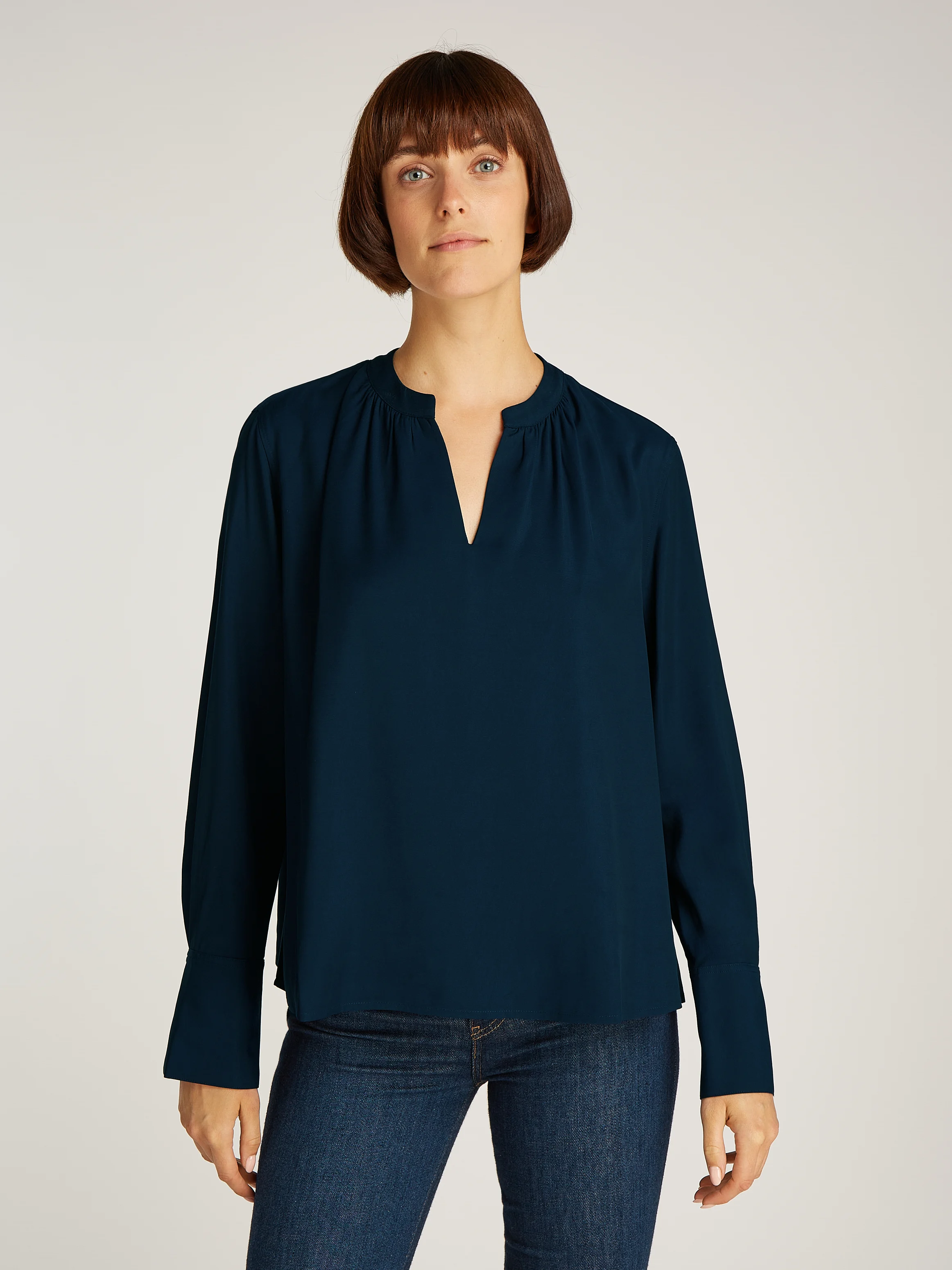 Blouse droite | Bleu