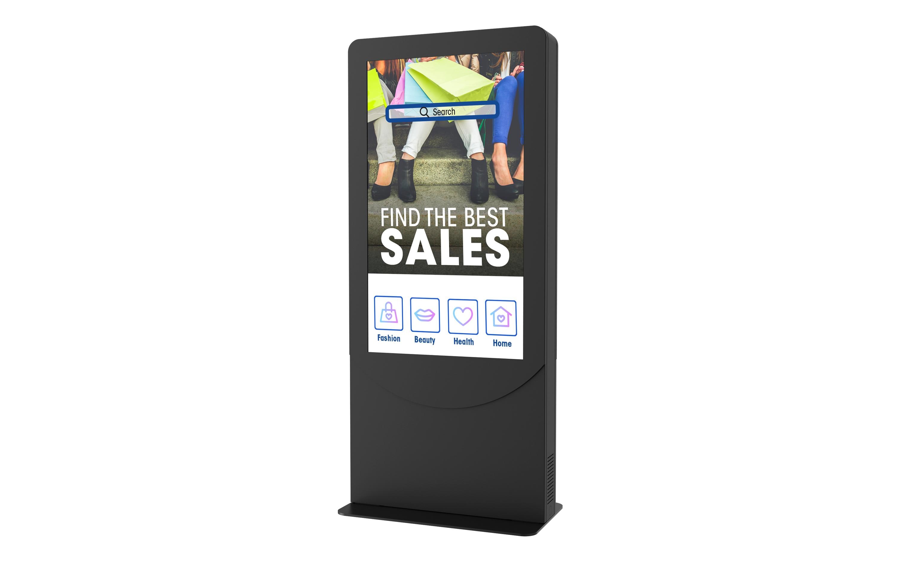 Kioskrahmen KIPC2555B-3-EUK Schwarz, für 55