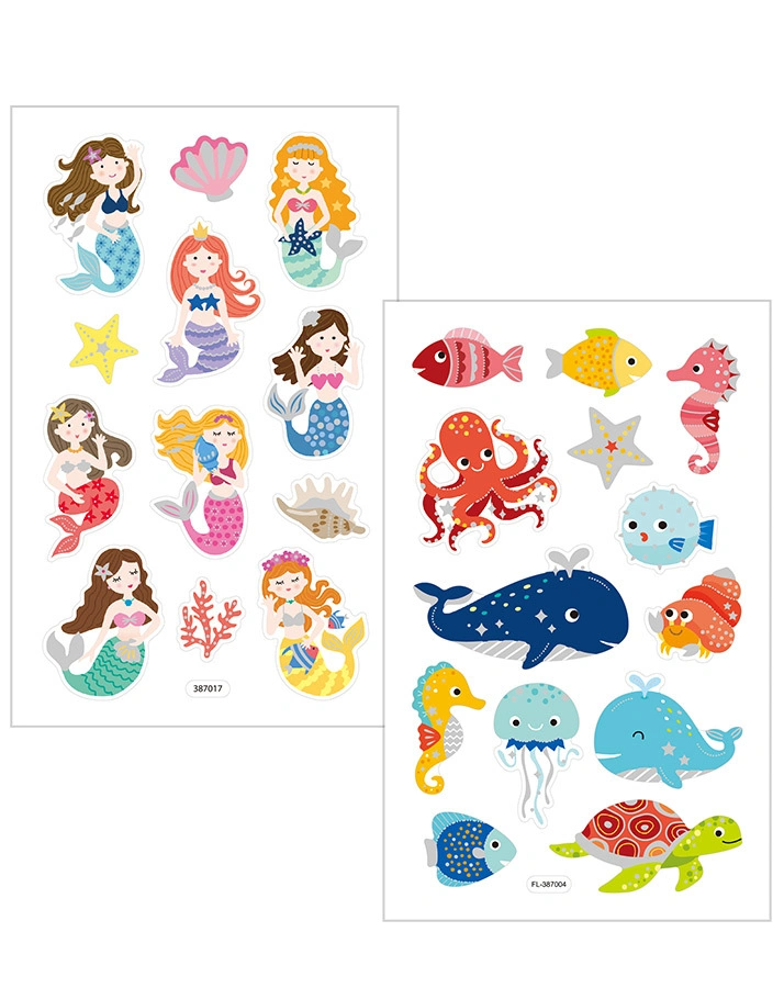 Soft-Sticker UNDER WATER 25-teilig in bunt