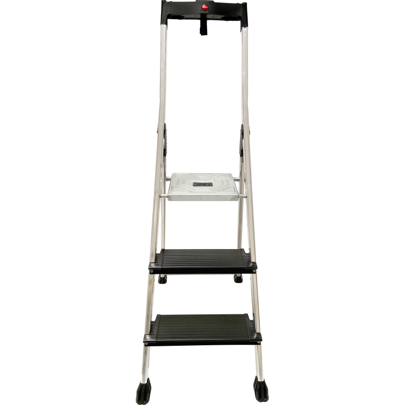 Escabeau HAILO Aluminium 4XL + porte sceau