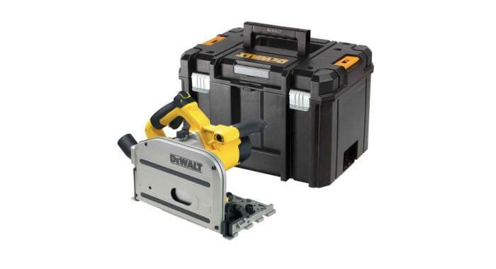 DeWalt DWS520KTR Invalzaag in TSTAK met geleiderail 1,5m - 1300W - 165mm