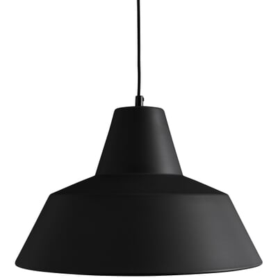 Pendelleuchte Workshop, W3, Schwarz