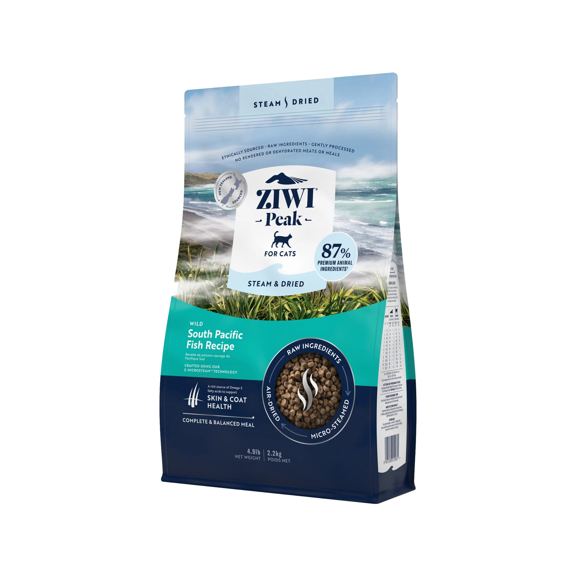 Ziwi Peak Steam & Dried kattenvoeding - Vis