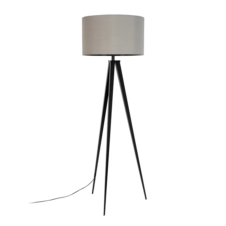 Zuiver - Tripod Stehleuchte, schwarz / grau