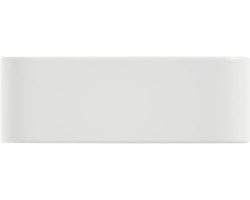 Jungborn THREE wastafel, 39 x 30 cm, wit mat, inclusief keramische afvoerplug