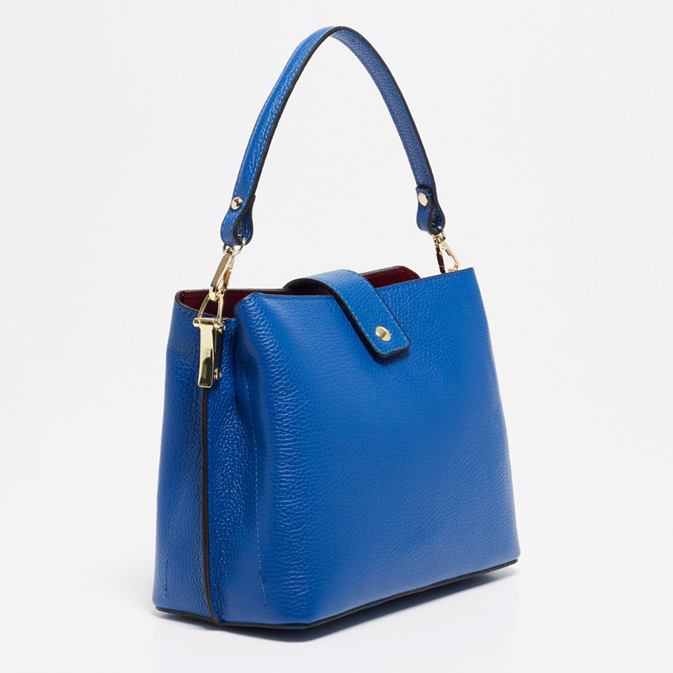 Christian Laurier Sac à main en Cuir Lessie bleu  - 25x21x12.5 cm