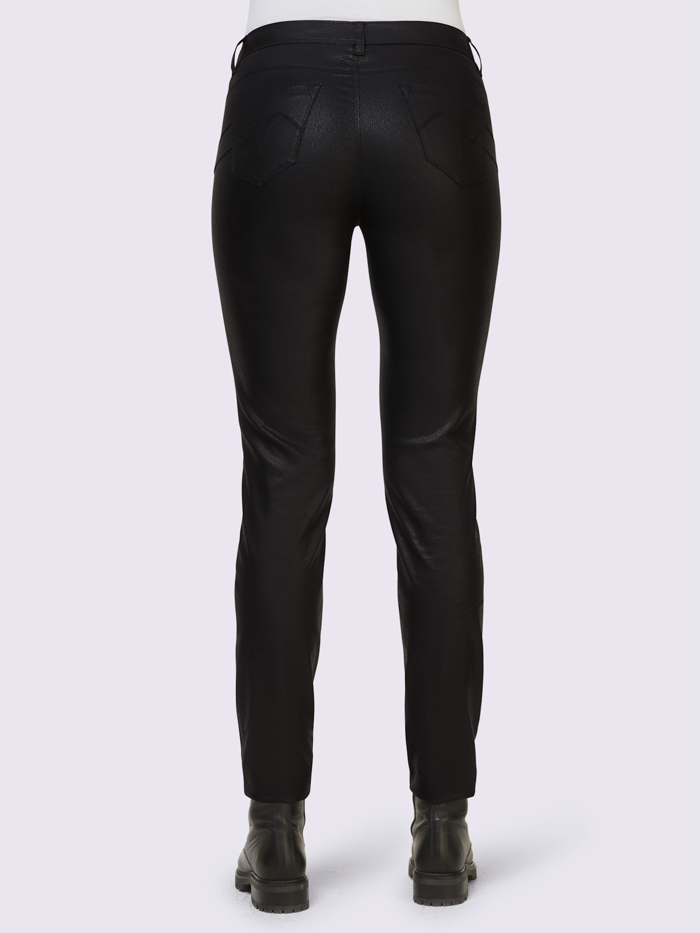 Pantalon push-up joli imprimé feuilles