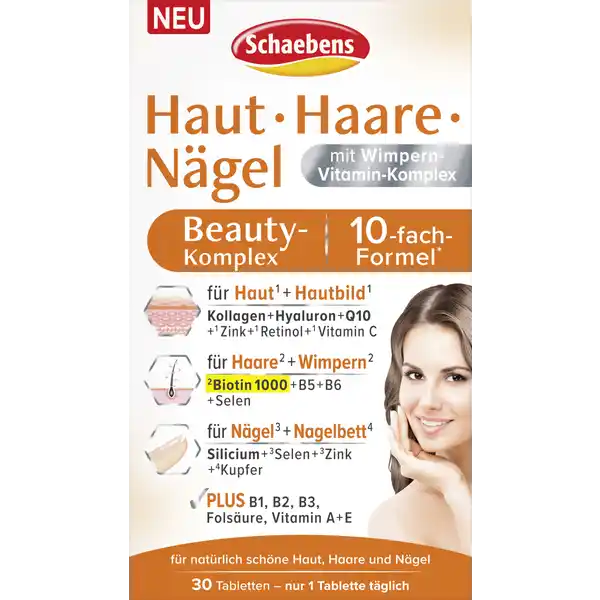 Haut, Haare & Nägel Beauty-Komplex