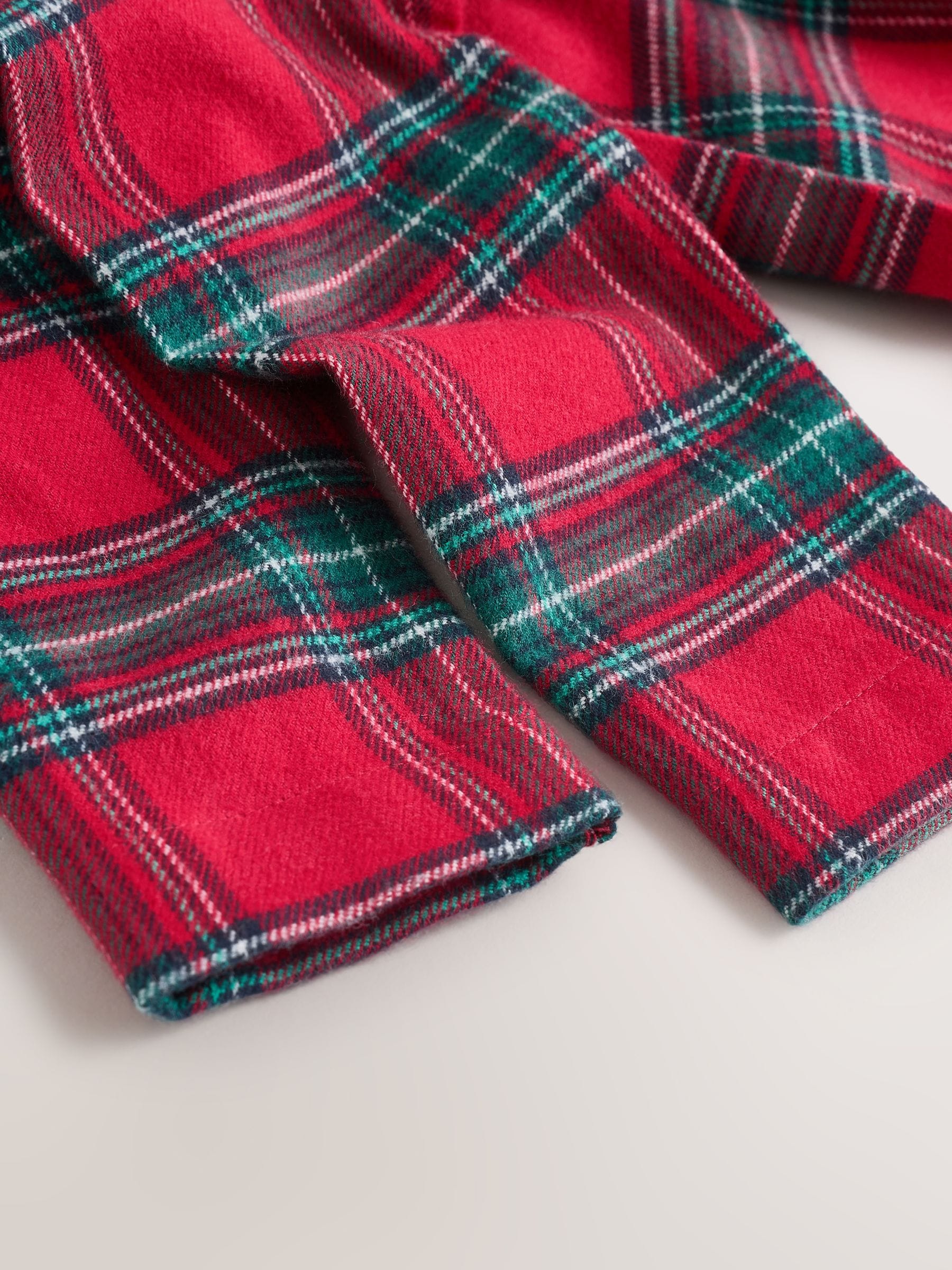 Rood met Schotse ruit - Matching Family - Kerstpyjama voor baby's (0mnd -3jr)