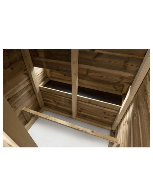 Voldux Kippenhok Toon Links - Kippenhok - 300x120x190 cm Naturel