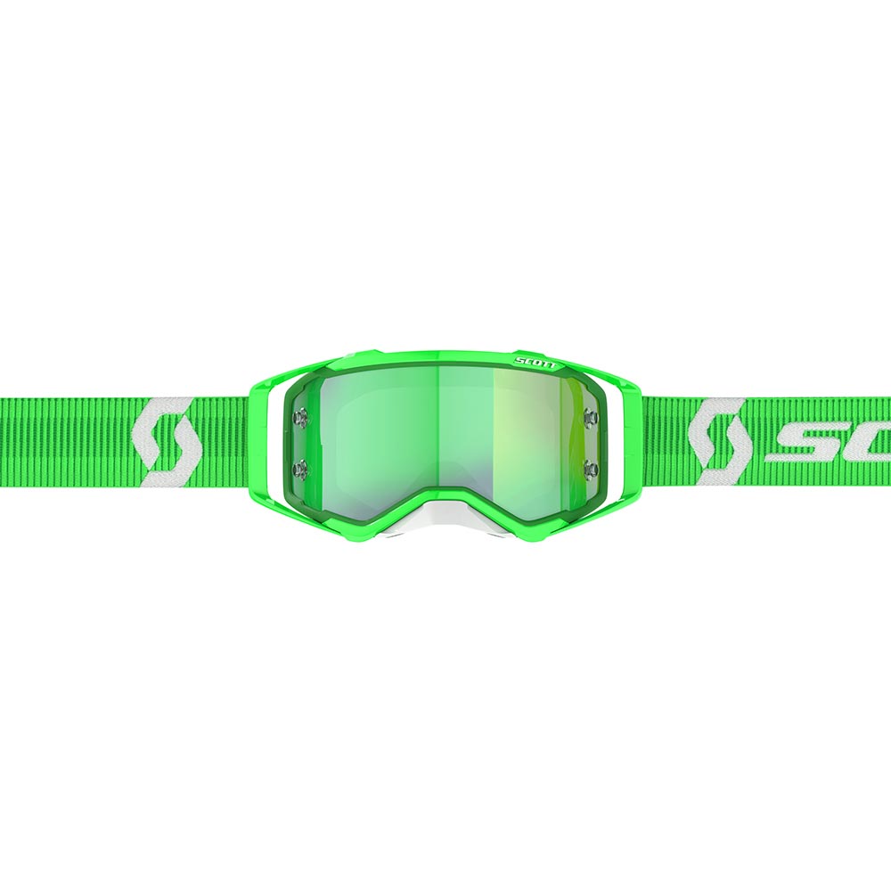 Scott - Masque Prospect Ecran Iridium Vert / Blanc
