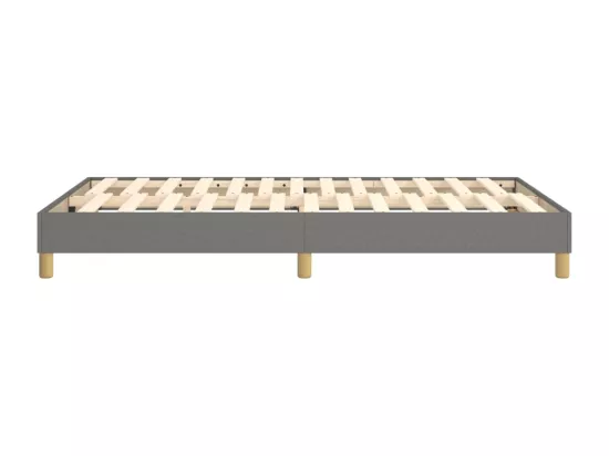 Sommier à lattes de lit Gris foncé 120x200 cm Tissu