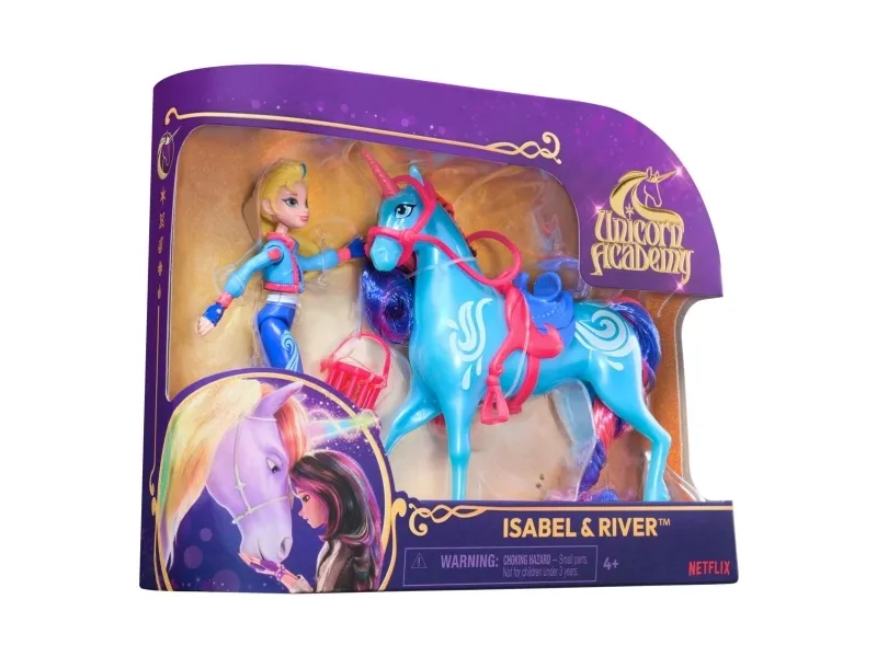 Unicorn Academy Doll & Unicorn - Isabel & River