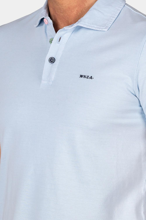 NZA blauwe heren polo