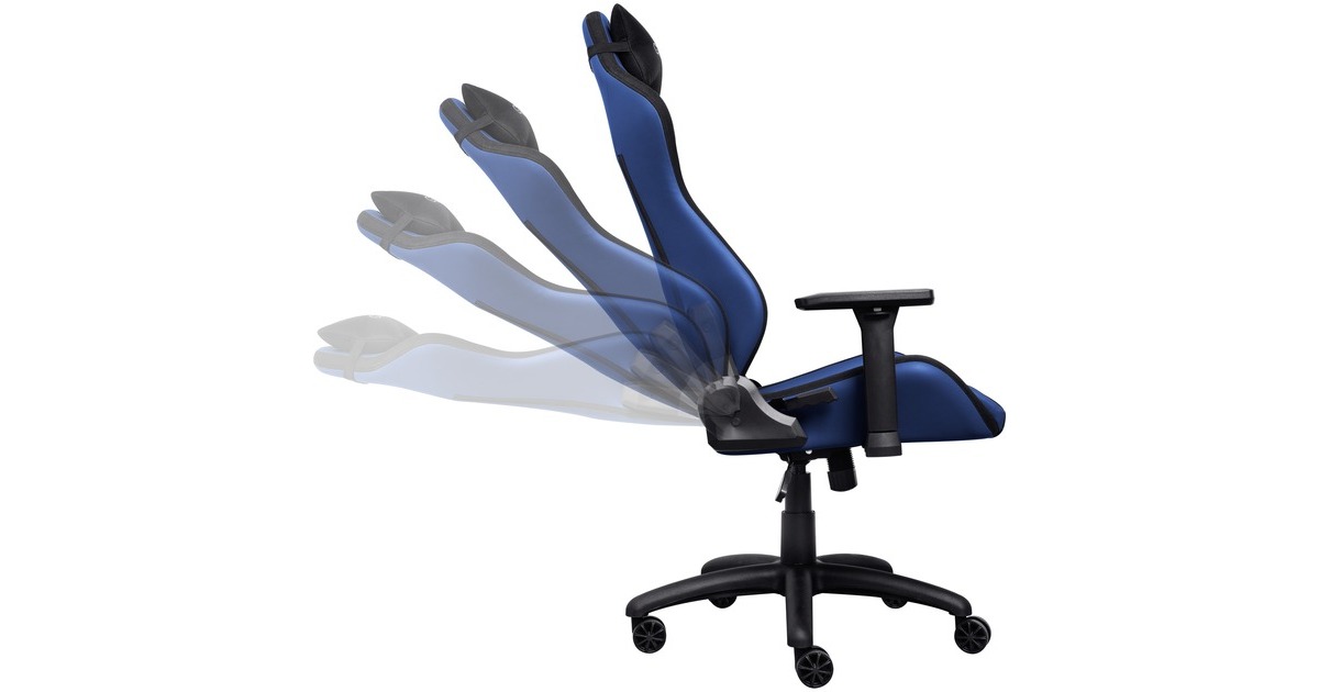TrustGXT 714B Ruya gamingstoel  (Blauw/zwart)