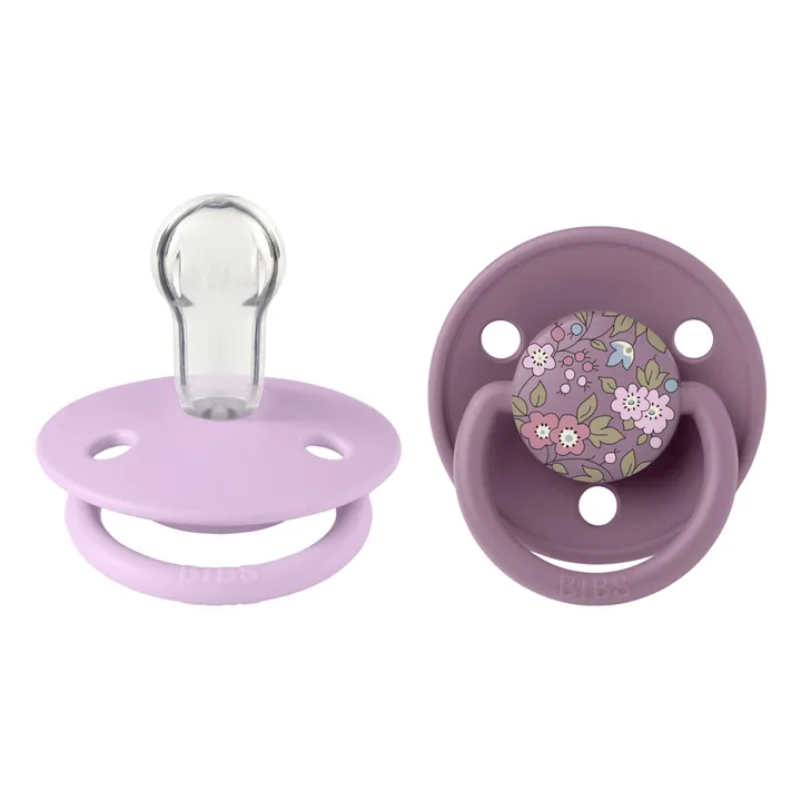 Bibs Tétines en silicone Bibs x Liberty - Set de 2 | Mauve