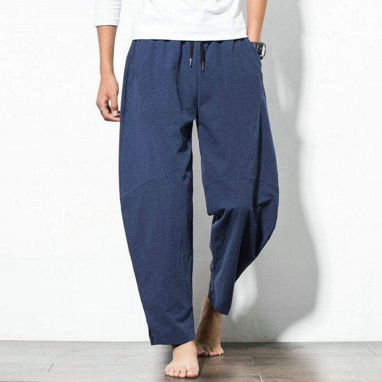 YIKES - Mid Rise Plain Baggy Pants