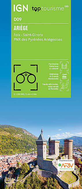 IGN - ARIEGE D09 TOP TOURISME 100 IGN