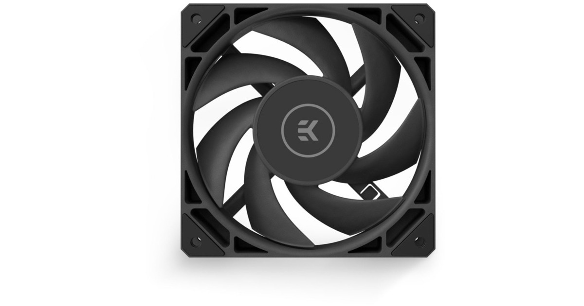 EKWBEK-Loop Fan FPT 120 case fan  (Zwart, 120 x 120 x 27 mm, PWM)