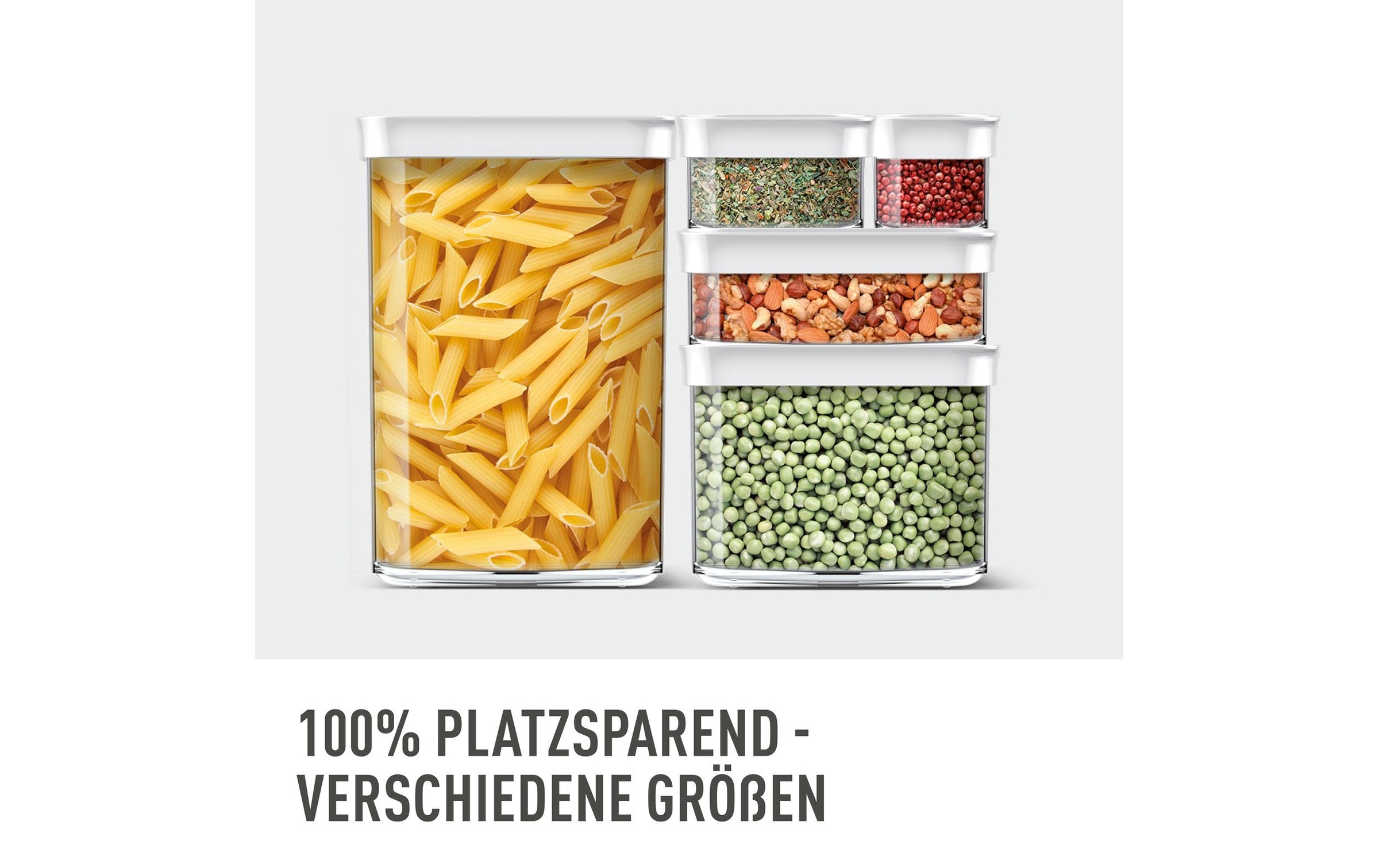 Emsa Vorratsdose »Optima 5 Stück Transparent« 5 Stk. tlg.