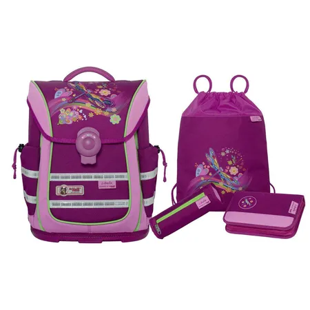 McNeill Ergo Light Pure Libelle Schulranzenset 4-teilig