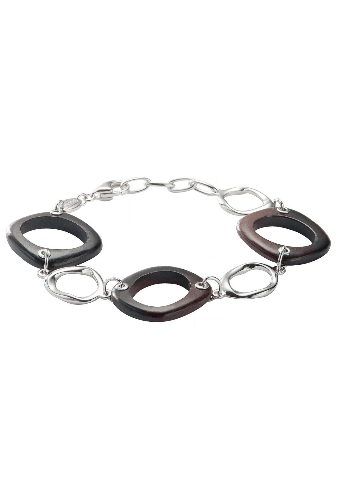 Fossil Damenarmband Schwarz JF15366