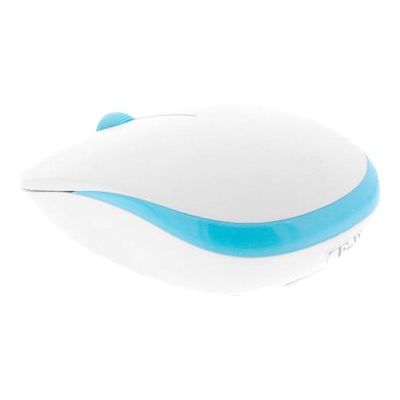T'nB CANDY - souris sans fil - blanc/bleu